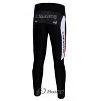 Shimano Pro Team Lang Radhose Schwarz Weiß Rot