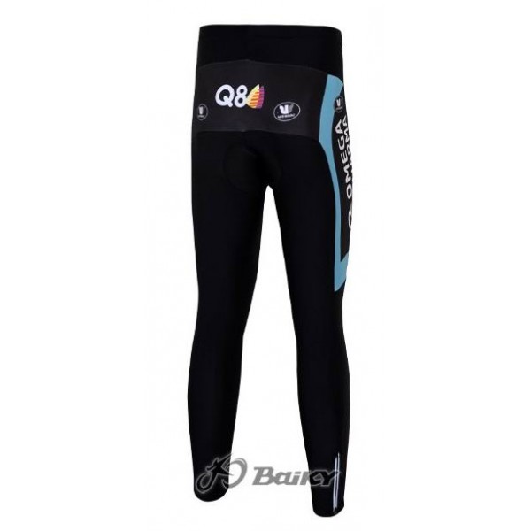 Omega Pharma Quick Step Pro Team Lang Radhose Blau Weiß Omega Pharma Quick Step Pro Team Lang Radhose Blau Weiß