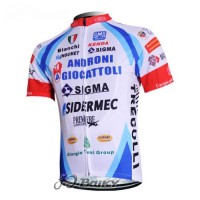 2012 Androni Giocattoli pro Team Radtrikot Kurzarm Weiß