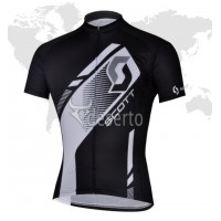 2013 Scott Racing Radtrikot Kurzarm Schwarz