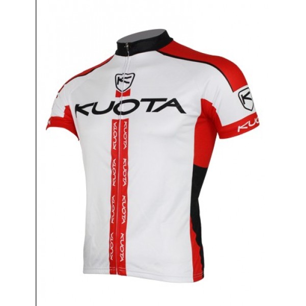2013 KUOTA Radtrikot Kurzarm Weiß Rot 2013 KUOTA Radtrikot Kurzarm Weiß Rot
