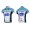 2012 Omega Pharma-Quick Step Radtrikot Kurzarm Weiß Blau