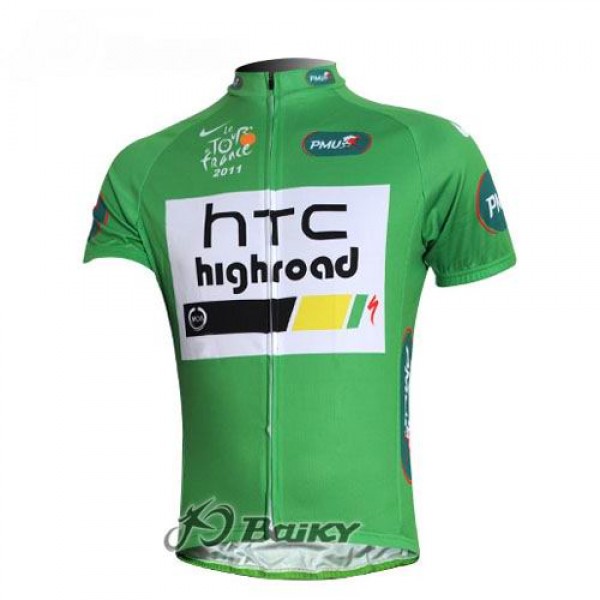 HTC-Highroad Pro Team Radtrikot Kurzarm Grün
