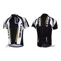 2012 Look Cycle Radtrikot Kurzarm Weiß Schwarz