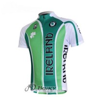 Irland Pro Team Radtrikot Kurzarm Grün