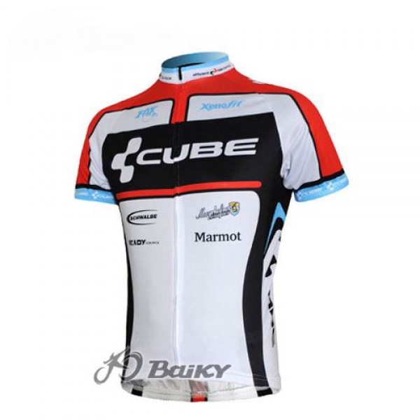 Cube Fintro Pro Team Radtrikot Kurzarm Weiß Rot Cube Fintro Pro Team Radtrikot Kurzarm Weiß Rot
