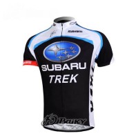 Subaru Trek Pro Team Radtrikot Kurzarm Schwarz