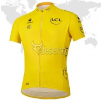 Tour de France le coq sportif Gelbes Trikot Radtrikot Kurzarm