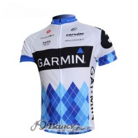 Garmin Barracuda Pro Team Radtrikot Kurzarm Weiß