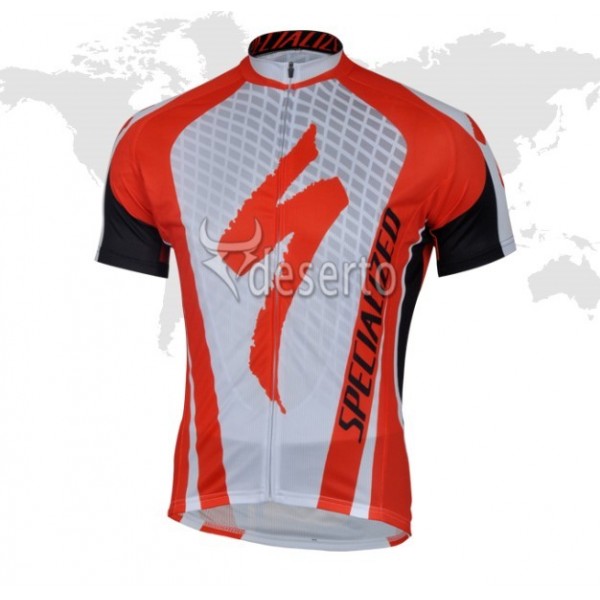 2013 Specialized Radtrikot Kurzarm Weiß Rot Schwarz 2013 Specialized Radtrikot Kurzarm Weiß Rot Schwarz