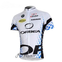 Orbea Pro Team Radtrikot Kurzarm Weiß