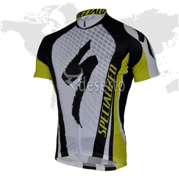 2013 Specialized Radtrikot Kurzarm Weiß Schwarz Gelb 2013 Specialized Radtrikot Kurzarm Weiß Schwarz Gelb