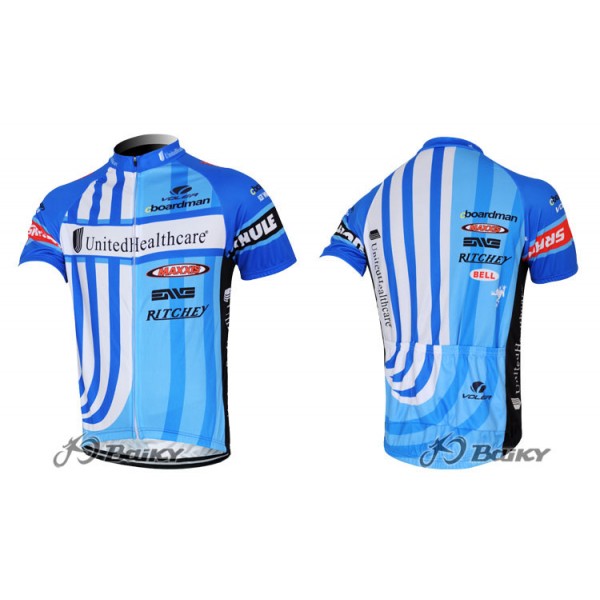 2012 UnitedHealthcare Radtrikot KurzarmBlau