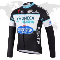 2014 Omega Pharma Quick Step Fahrradtrikot Langarm