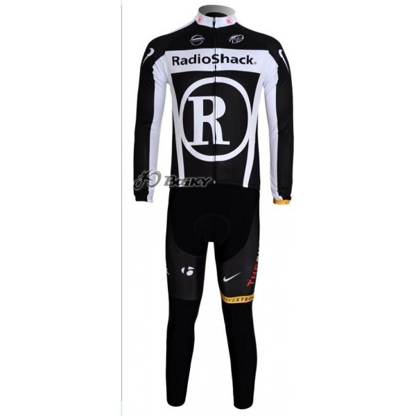 RadioShack Trek Nissan Livestrong Fahrradtrikot Langarm Weiß Schwarz Gelb RadioShack Trek Nissan Livestrong Fahrradtrikot Langarm Weiß Schwarz Gelb