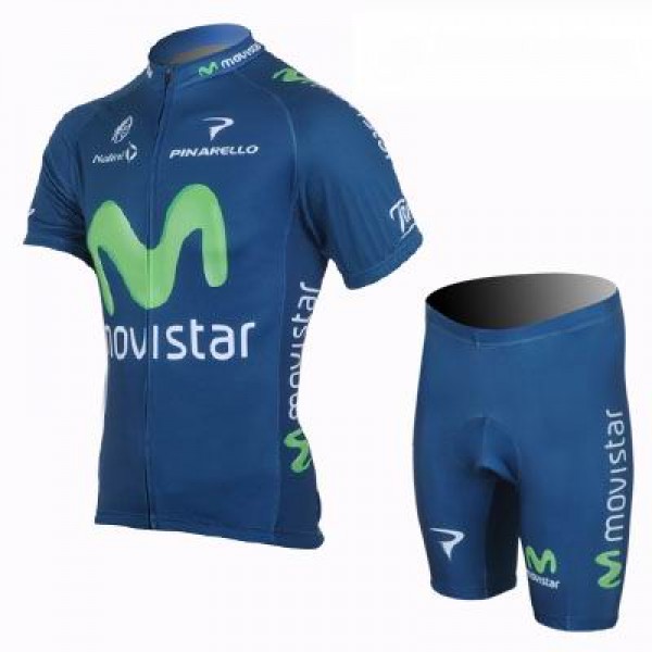 2013 Movistar Team Radtrikot Kurzarm und Kurz Radhose Kits Blau 2013 Movistar Team Radtrikot Kurzarm und Kurz Radhose Kits Blau