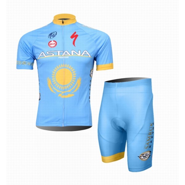 2014 Astana Team Specialized Radbekleidung Radtrikot Kurzarm und Fahrradhosen Kurz 2014 Astana Team Specialized Radbekleidung Radtrikot Kurzarm und Fahrradhosen Kurz