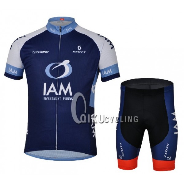 Team IAM Radbekleidung Radtrikot Kurzarm und Fahrradhosen Kurz