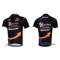 TX active bianchiRadtrikot KurzarmSchwarz