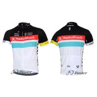 RadioShack Trek Nissan Pro Team Aero Radtrikot KurzarmWeiß