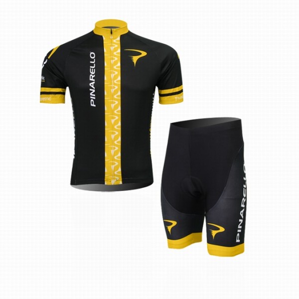 2014 Pinarello Radbekleidung Radtrikot Kurzarm und Fahrradhosen Kurz Schwarz Gelb 2014 Pinarello Radbekleidung Radtrikot Kurzarm und Fahrradhosen Kurz Schwarz Gelb