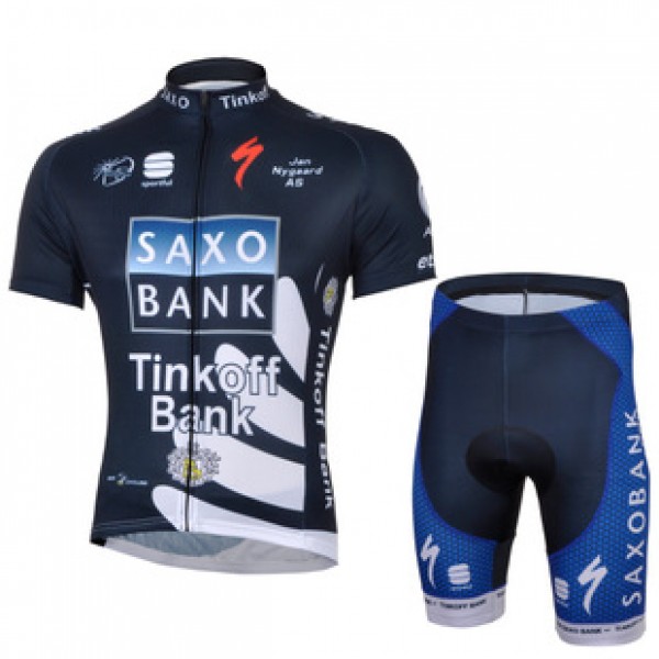 2013 Saxo Bank Tinkoff Pro Team Radtrikot Kurzarm und Kurz Radhose Kits Dunkel Blau 2013 Saxo Bank Tinkoff Pro Team Radtrikot Kurzarm und Kurz Radhose Kits Dunkel Blau