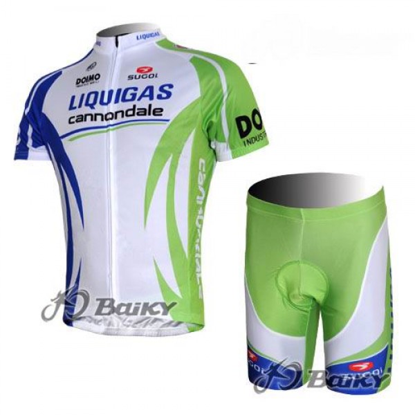 Liquigas Cannondale Pro Team Radbekleidung Radtrikot Kurzarm und Fahrradhosen Kurz Grün Weiß Liquigas Cannondale Pro Team Radbekleidung Radtrikot Kurzarm und Fahrradhosen Kurz Grün Weiß