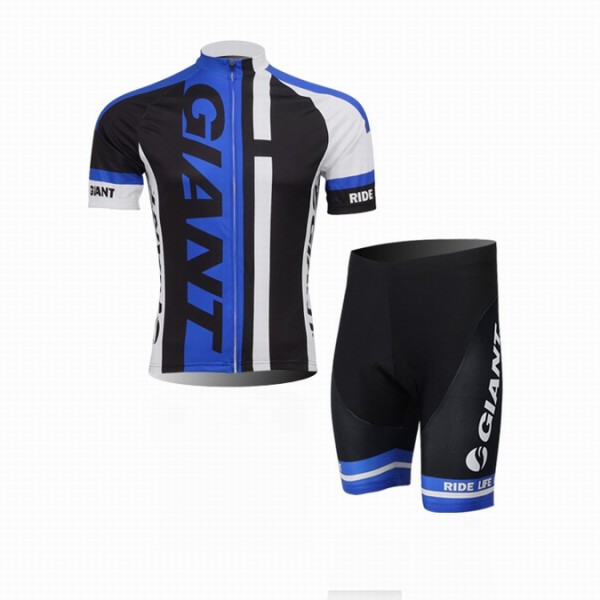 2014 Giant Radbekleidung Radtrikot Kurzarm und Fahrradhosen Kurz Schwarz Blau 2014 Giant Radbekleidung Radtrikot Kurzarm und Fahrradhosen Kurz Schwarz Blau