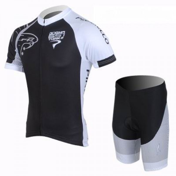2013 Pinarello Radtrikot Kurzarm und Kurz Radhose Kits Schwarz