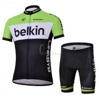 Belkin Pro Team Blanco Radbekleidung Radtrikot Kurzarm und Fahrradhosen Kurz