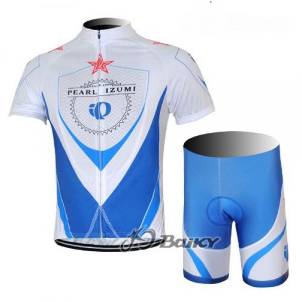 Pearl Izumi Radbekleidung Radtrikot Kurzarm und Fahrradhosen Kurz Weiß Blau Pearl Izumi Radbekleidung Radtrikot Kurzarm und Fahrradhosen Kurz Weiß Blau