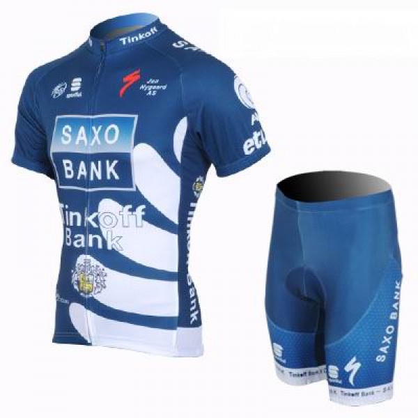 2013 Saxo Bank Tinkoff Pro Team Radtrikot Kurzarm und Kurz Radhose Kits Blau 2013 Saxo Bank Tinkoff Pro Team Radtrikot Kurzarm und Kurz Radhose Kits Blau