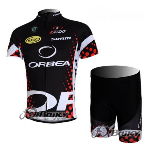 Orbea Pro Team Radbekleidung Radtrikot Kurzarm und Fahrradhosen Kurz Schwarz Blau Orbea Pro Team Radbekleidung Radtrikot Kurzarm und Fahrradhosen Kurz Schwarz Blau