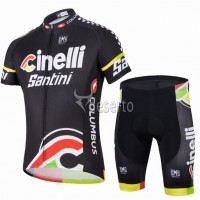 2014 Team Cinelli Radbekleidung Radtrikot Kurzarm und Fahrradhosen Kurz