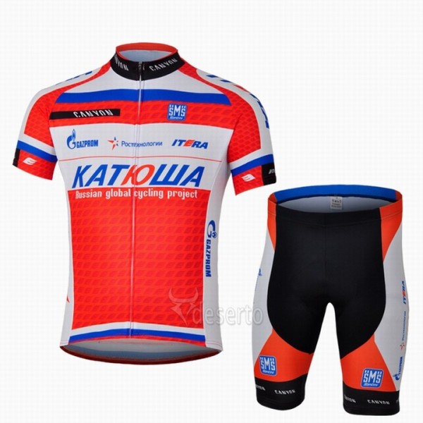 Katusha Team Radbekleidung Radtrikot Kurzarm und Fahrradhosen Kurz Katusha Team Radbekleidung Radtrikot Kurzarm und Fahrradhosen Kurz