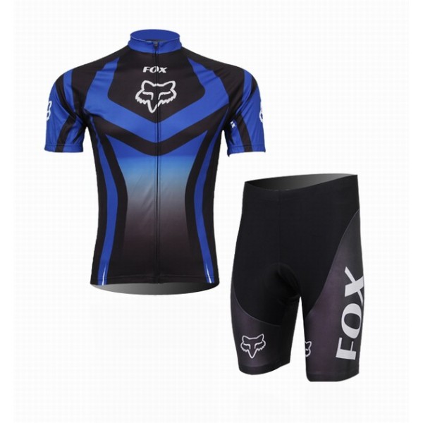 2014 Fox Racing Radbekleidung Radtrikot Kurzarm und Fahrradhosen Kurz Blau 2014 Fox Racing Radbekleidung Radtrikot Kurzarm und Fahrradhosen Kurz Blau