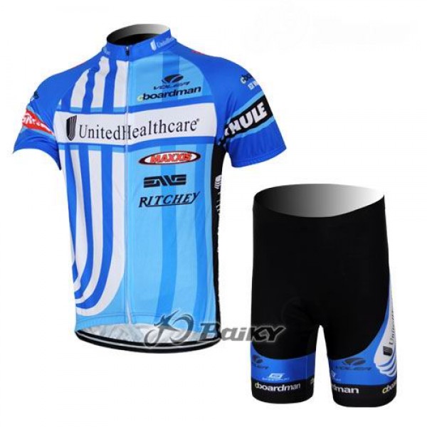 UnitedHealthcare Radbekleidung Radtrikot Kurzarm und Fahrradhosen Kurz Blau UnitedHealthcare Radbekleidung Radtrikot Kurzarm und Fahrradhosen Kurz Blau