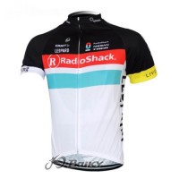 RadioShack Trek Nissan Pro Team Aero Radtrikot KurzarmWeiß