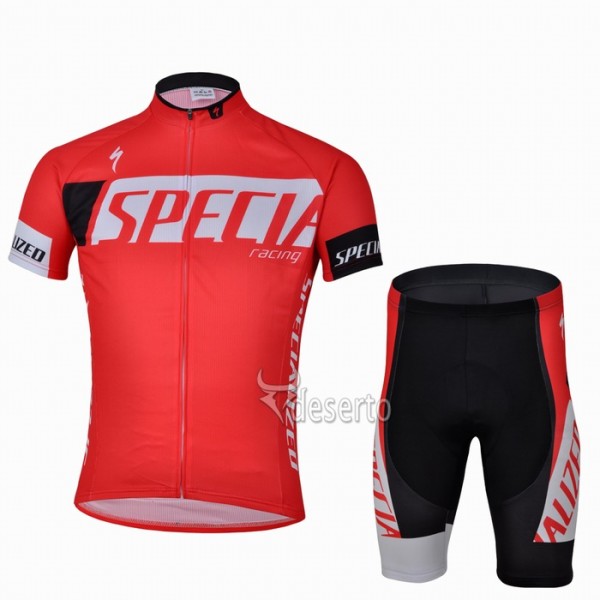 Specialized Racing Radbekleidung Radtrikot Kurzarm und Fahrradhosen Kurz Rot Specialized Racing Radbekleidung Radtrikot Kurzarm und Fahrradhosen Kurz Rot