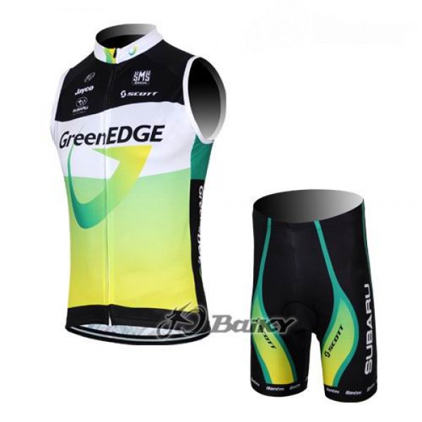 Green Edge ärmelloses TrikotRadbekleidung Radtrikot Kurzarm und Fahrradhosen Kurz Grün Green Edge ärmelloses TrikotRadbekleidung Radtrikot Kurzarm und Fahrradhosen Kurz Grün
