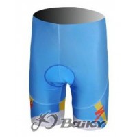 Astana Pro Team Kurz Radhose Blau
