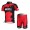 BMC Racing Team Radtrikot Kurzarm Kurz Radhose Kits Rot