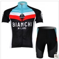 Bianchi Pro Team Radtrikot Kurzarm Kurz Radhose Kits