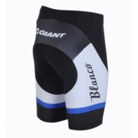 2013 Blanco Giant Radtrikot Kurzarm und Kurz Radhose Kits Blau Weiß Schwarz