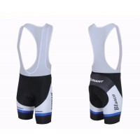 2013 Blanco Giant Fahrradbekleidung Satz Fahrradtrikot Kurzarm Trikot und Kurz Trägerhose Blau Weiß Schwarz