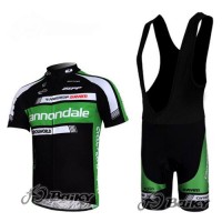 Cannondale Pro Team Radtrikot Kurzarm Kurz Trägerhose Kits Grün Schwarz