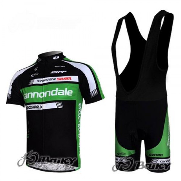 Cannondale Pro Team Radtrikot Kurzarm Kurz Trägerhose Kits Grün Schwarz