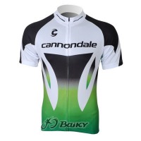 Cannondale Radtrikot Kurzarm Weiß Schwarz Grün
