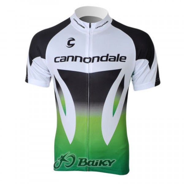 Cannondale Radtrikot Kurzarm Weiß Schwarz Grün