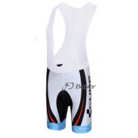 Cube Fintro Pro Team Kurz Trägerhose Weiß Rot